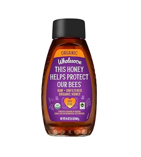 Wholesome Organic Raw Unfiltered Honey