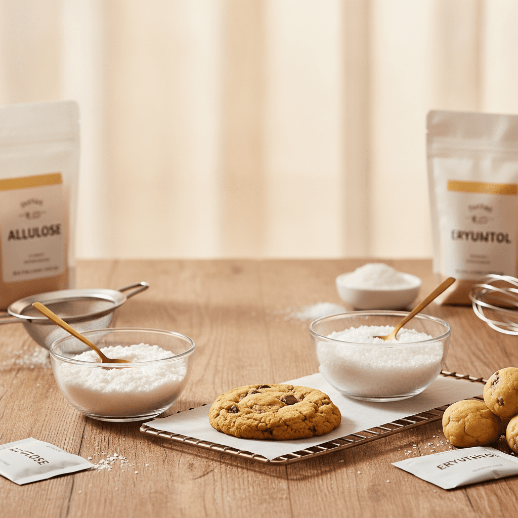 Allulose vs Erythritol for Baking: 6 Differences That Actually Change Your Results - baking guide cover image