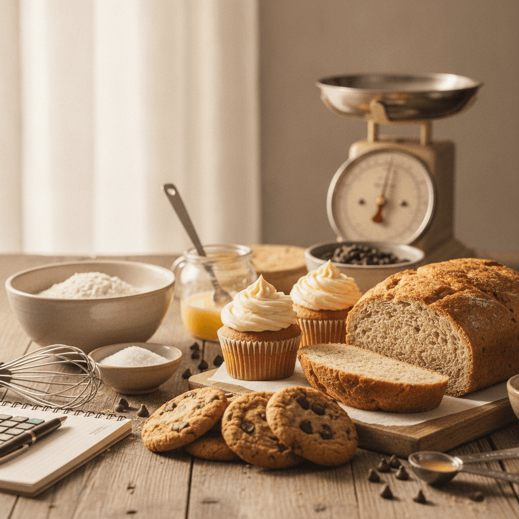 Bakery Recipe Cost Sheet: How to Cost a Recipe in 6 Steps (With a Table You Can Copy) - baking guide cover image