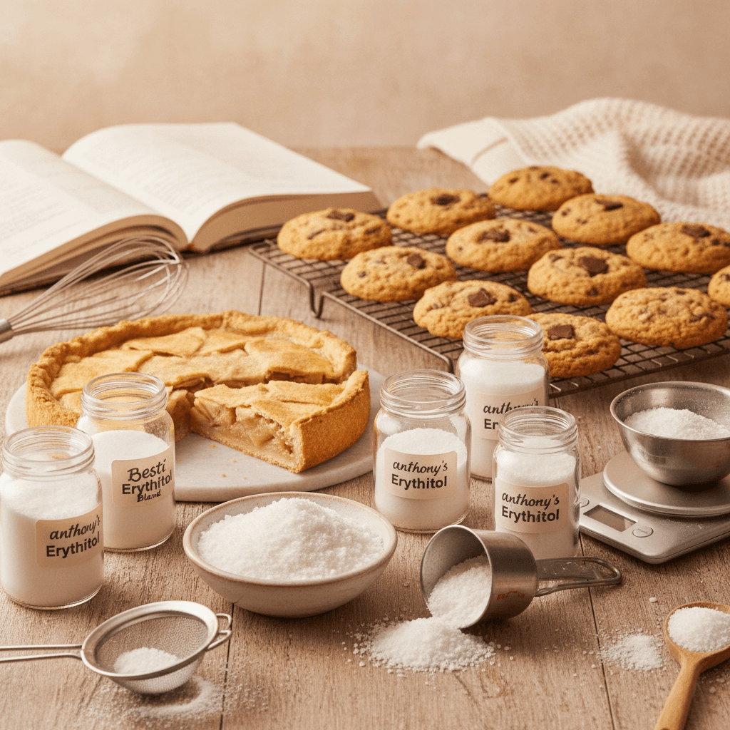 Best Erythritol Brands for Baking (2025): 9 Compared by a Baker Who Weighed Every Cup - baking guide cover image