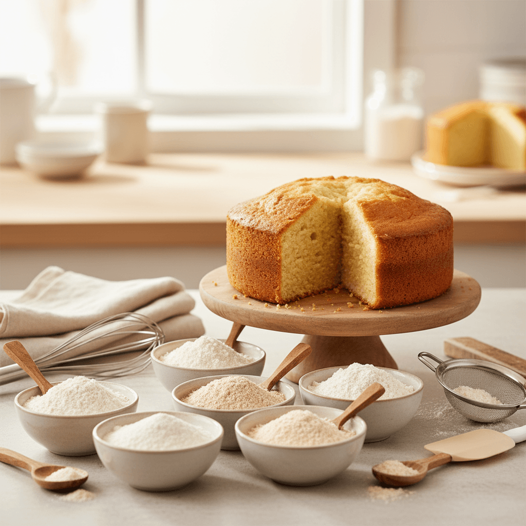 Best gluten-free flour for cakes: 7 flours and blends ranked for tender results - baking guide cover image