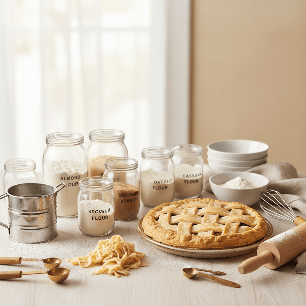 Best gluten-free flour for pie crust: 7 flours ranked for flaky, tender results - baking guide cover image