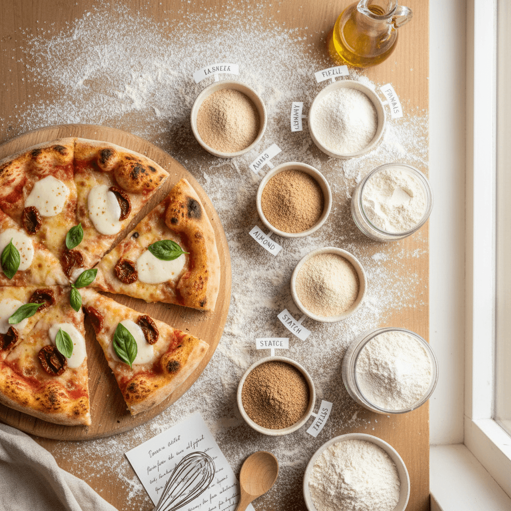 Best gluten-free flour for pizza dough: 7 flours compared for crispy, chewy results - baking guide cover image