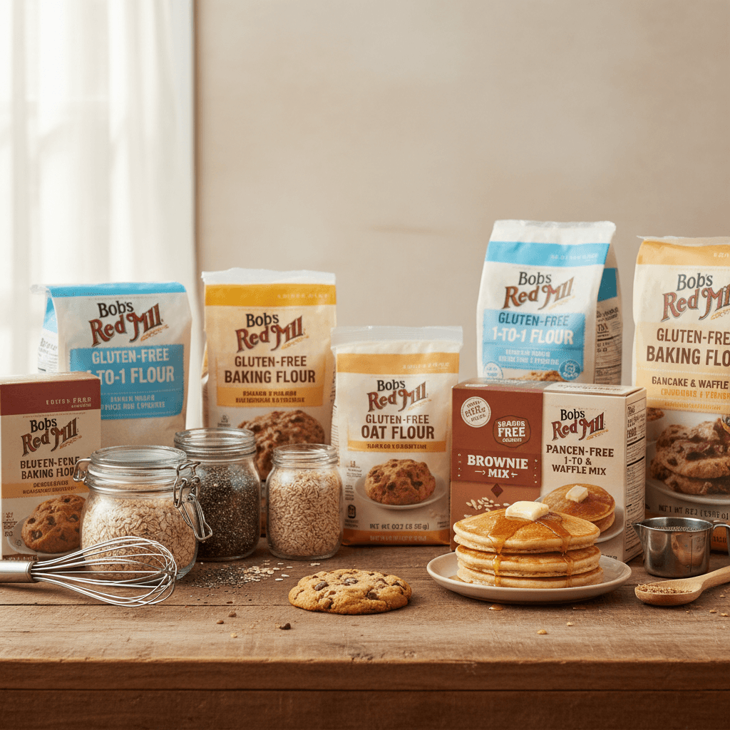 Bob's Red Mill gluten-free products: a complete guide to every flour, mix, and specialty item - baking guide cover image