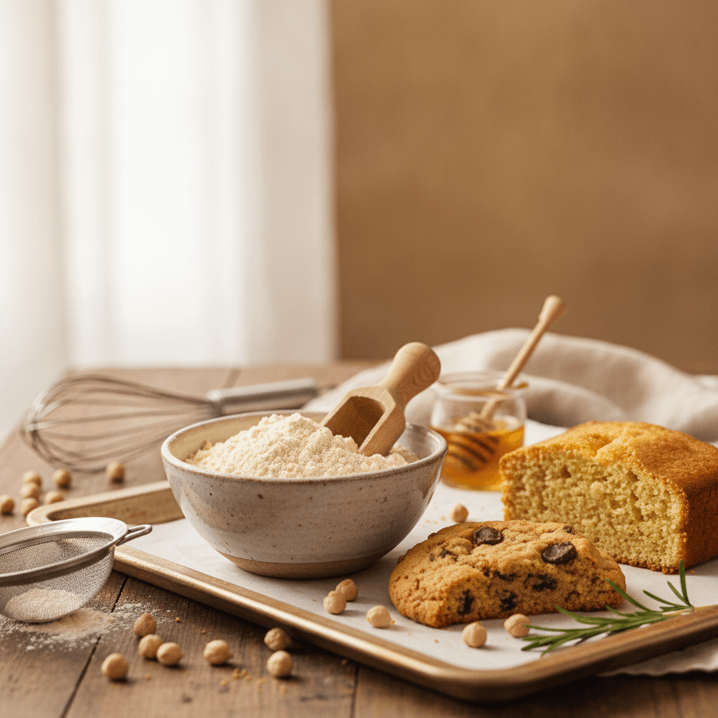 Chickpea Flour as a High Protein Flour Substitute: 5 Things That Change (and 3 That Break) - baking guide cover image