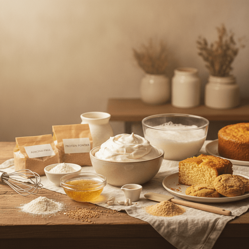 6 Egg White Substitutes for High Protein Baking (and When Each One Actually Works) - baking guide cover image