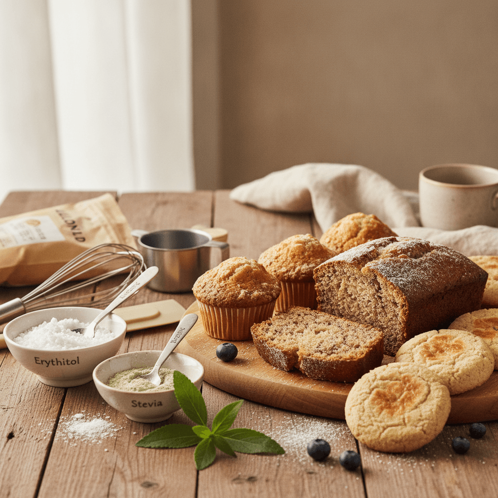 Erythritol vs Stevia for Baking: 6 Differences That Actually Change Your Results - baking guide cover image
