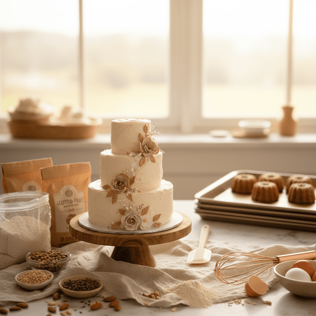 How to start a gluten-free wedding cake business from home: the premium niche most bakers overlook - baking guide cover image