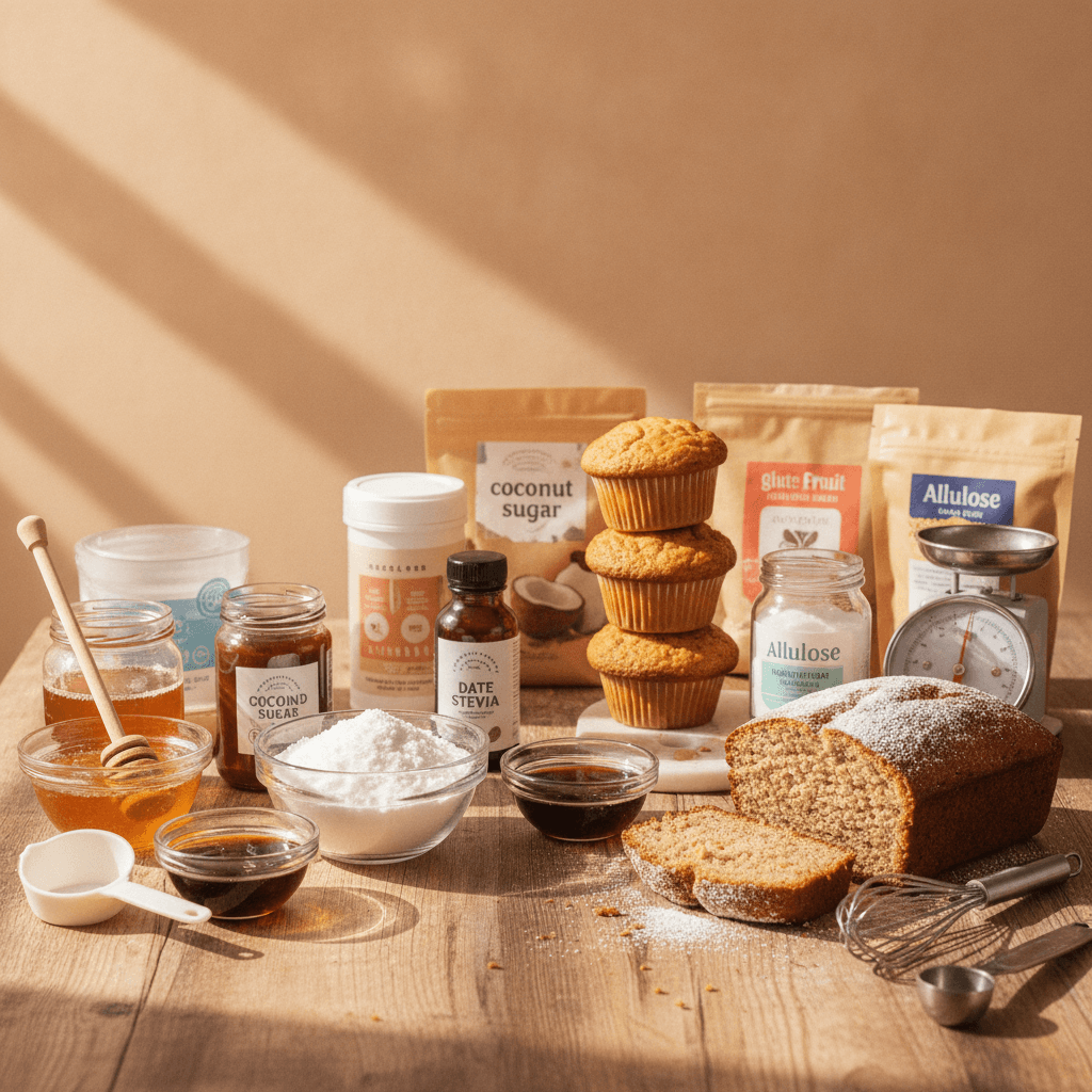 Glycemic Index of Baking Sweeteners Explained: 9 Options Ranked With Real GI Numbers - baking guide cover image