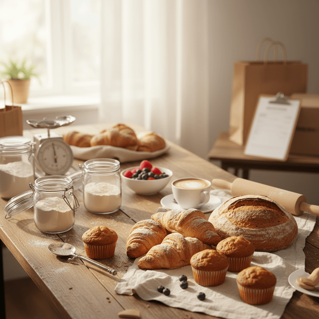 Home bakery wholesale to cafes and restaurants: how to land your first accounts and scale up - baking guide cover image