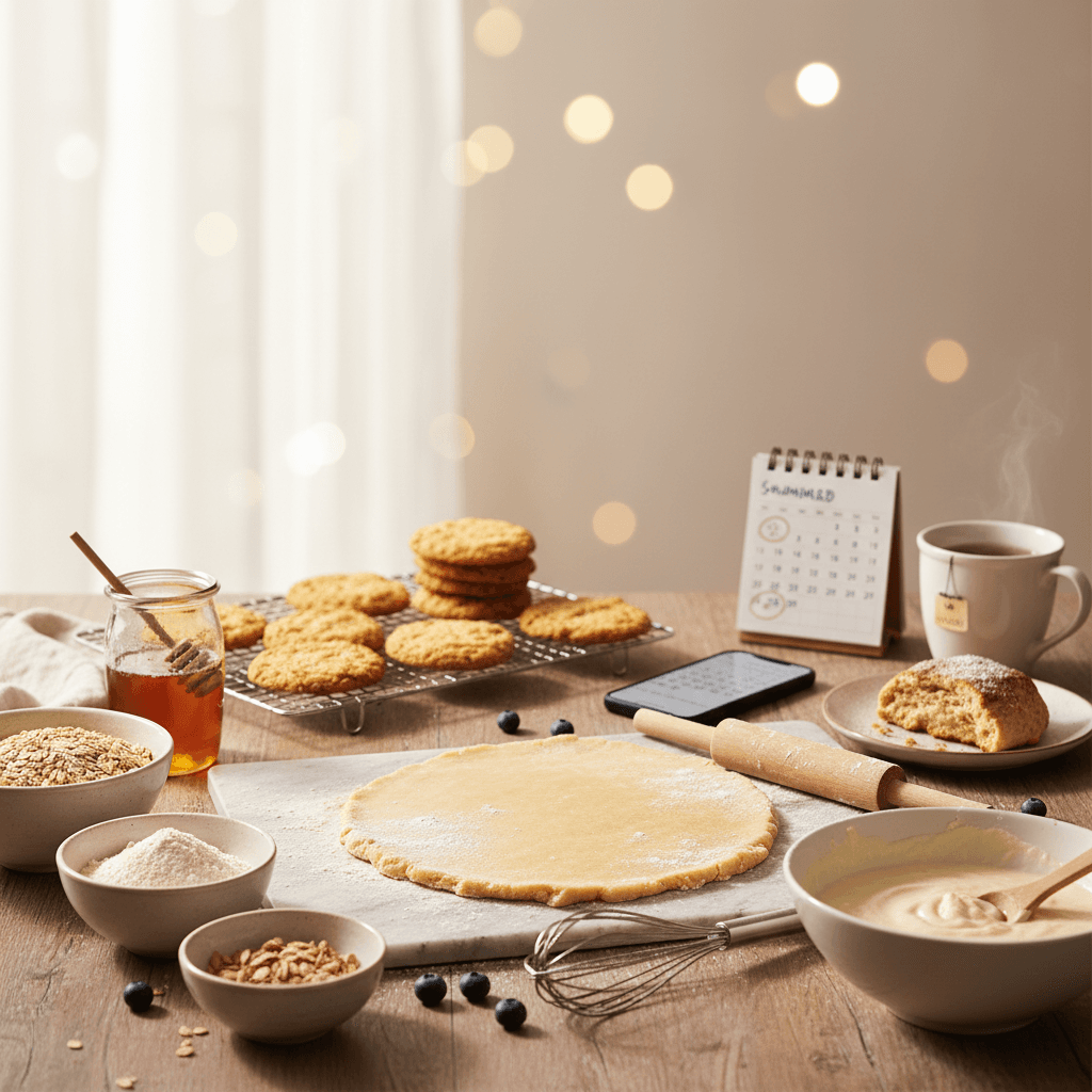 How to make your home bakery work around your family schedule (without burning out) - baking guide cover image