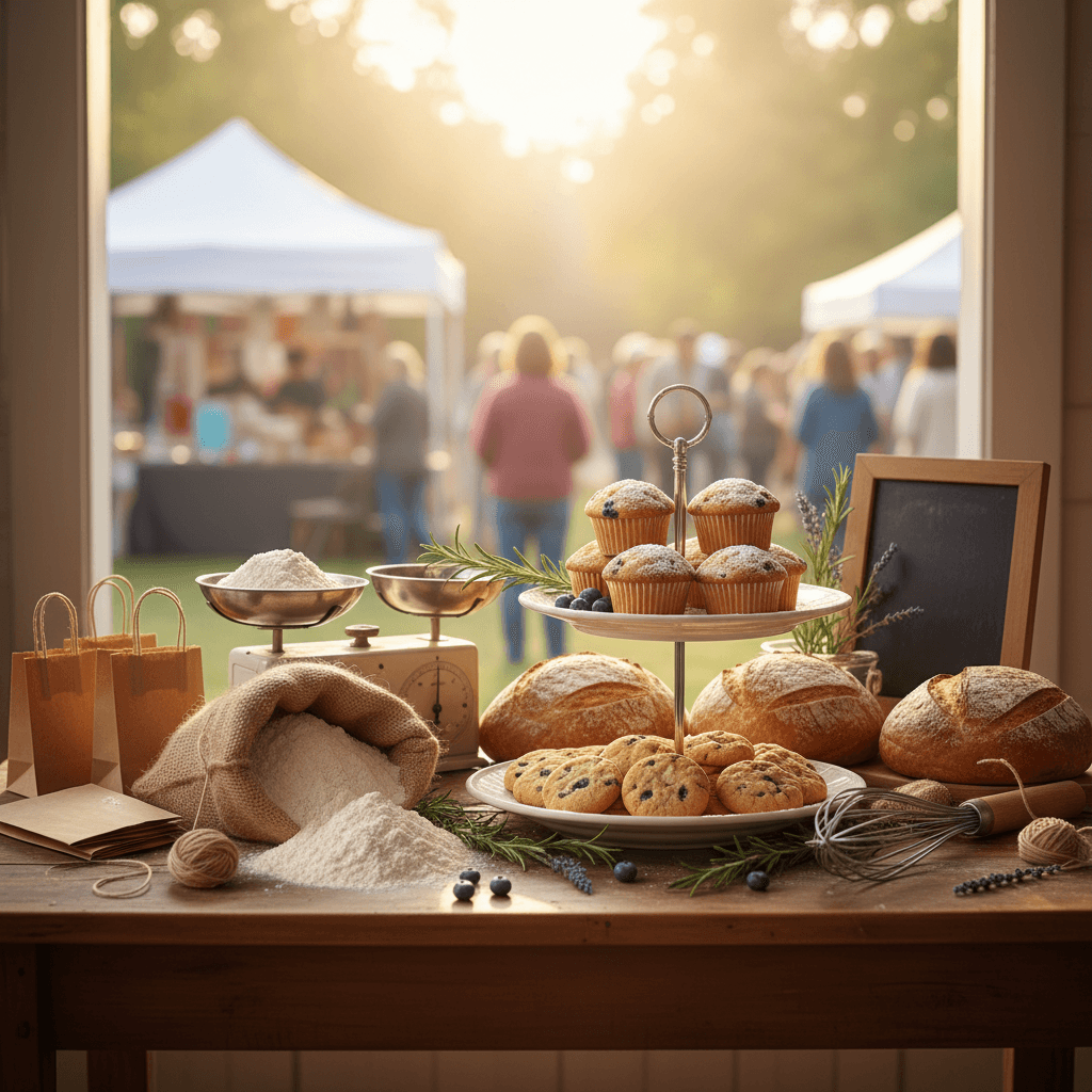 How to sell baked goods at craft fairs: a complete guide with real numbers and proven strategies - baking guide cover image