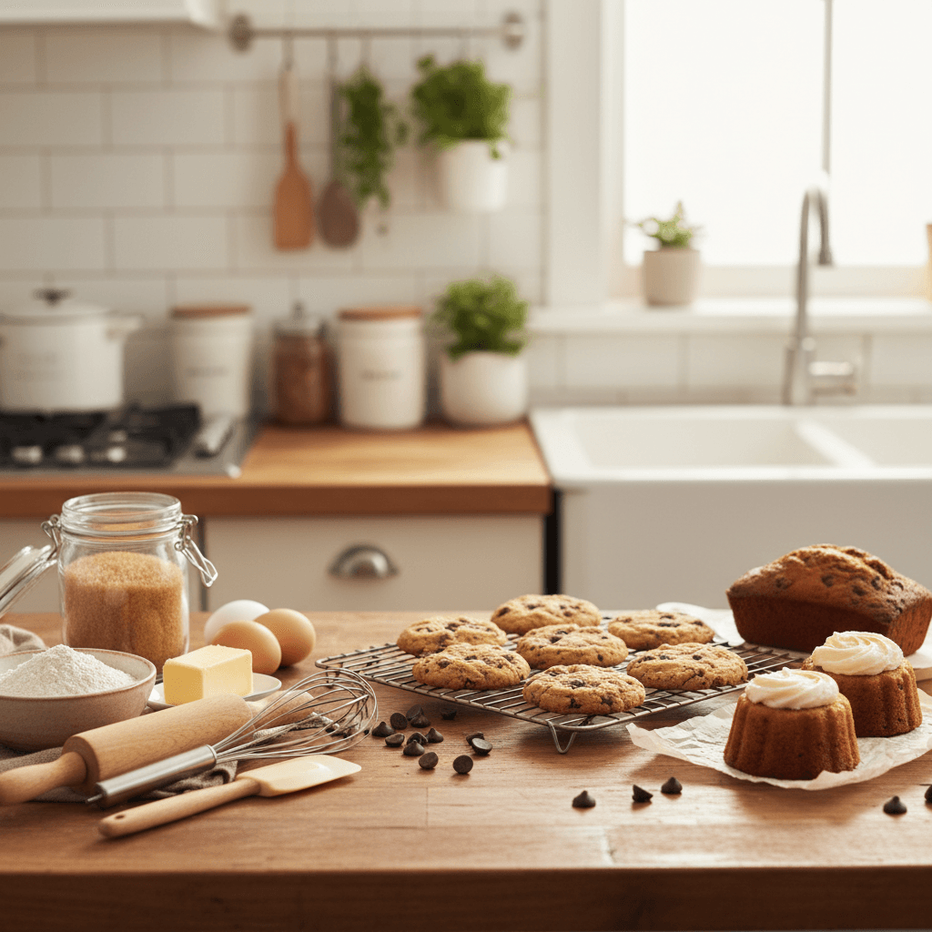 How to start a home bakery in a small kitchen or apartment (without waiting for the "perfect" setup) - baking guide cover image