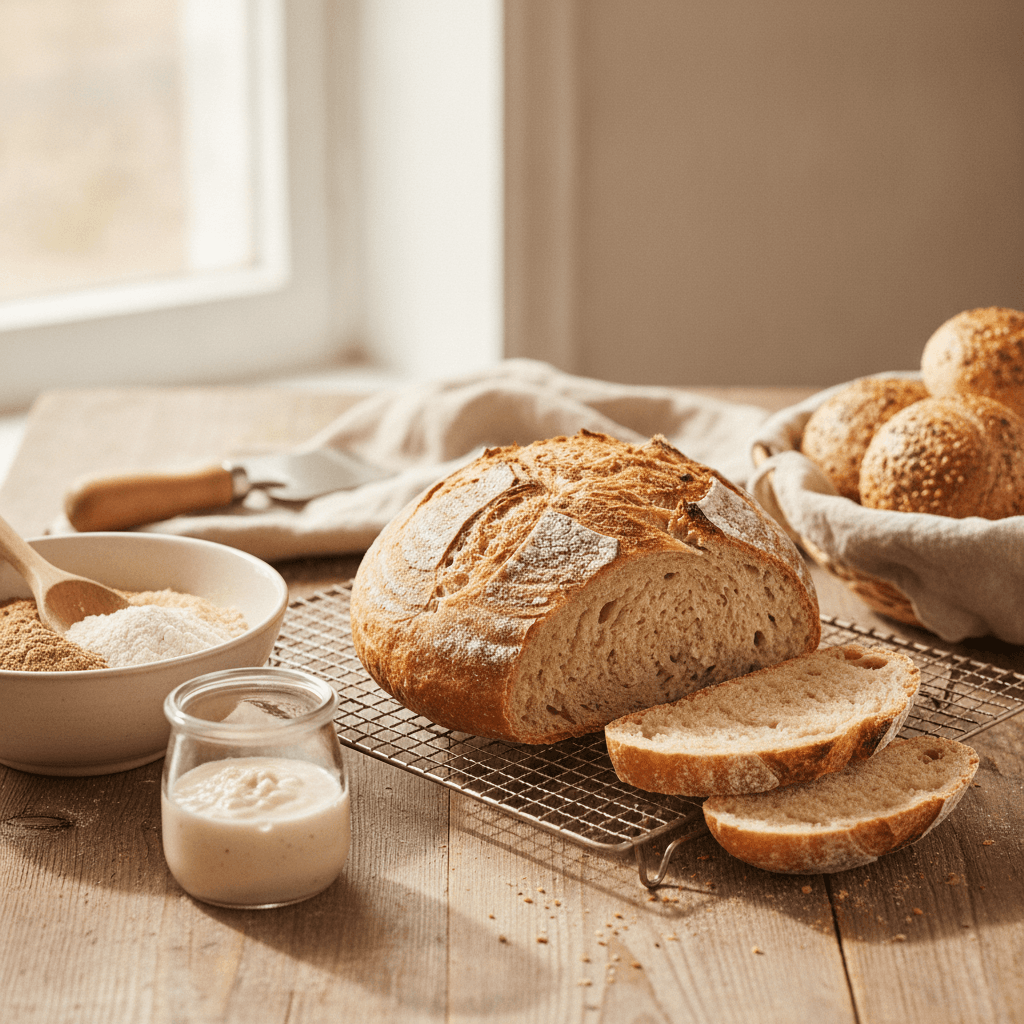 Is Sourdough Bread Gluten-Free? Why Fermentation Isn't Enough (and 6 Breads That Actually Are) - baking guide cover image