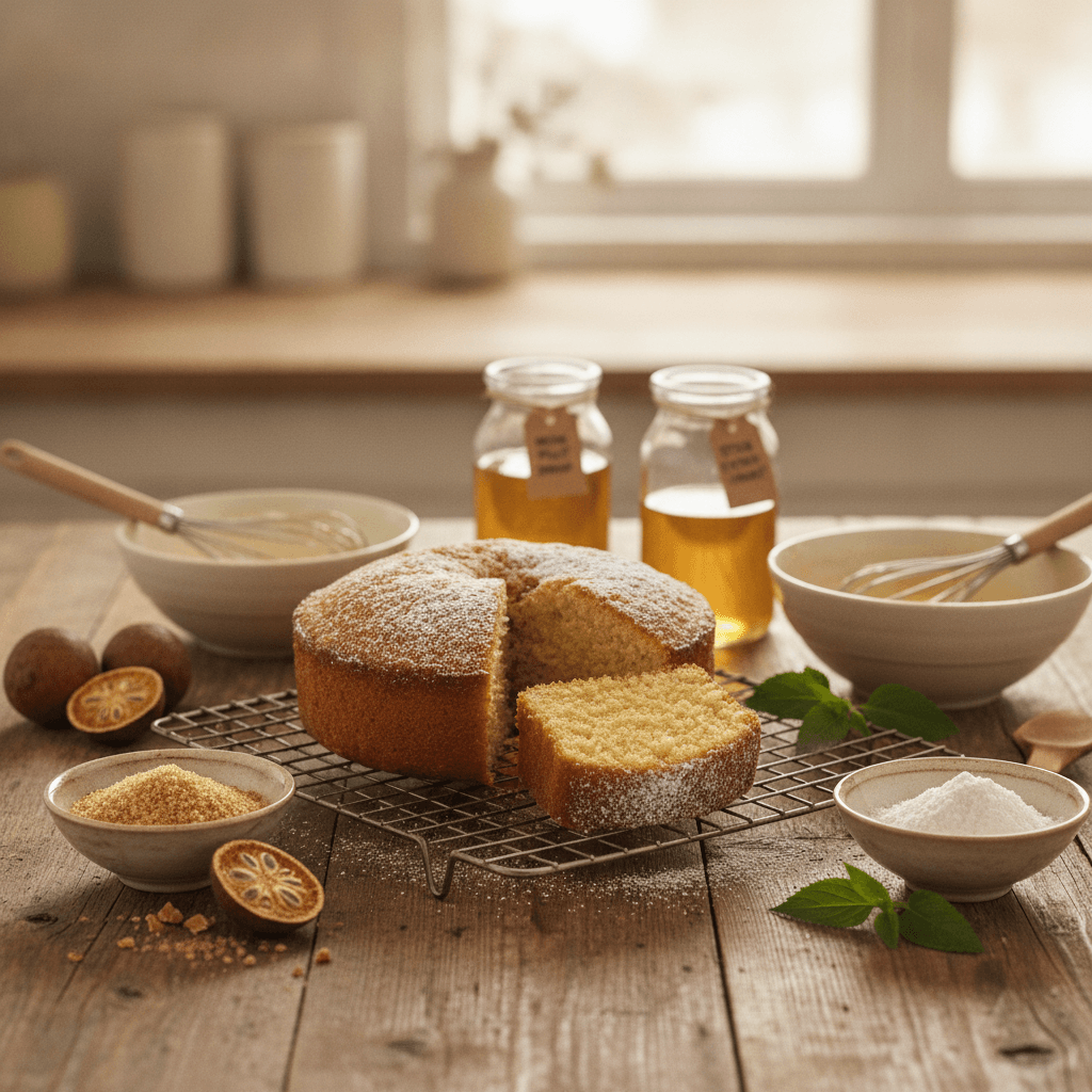 Monk Fruit vs Stevia for Baking: 6 Differences That Actually Change Your Results - baking guide cover image