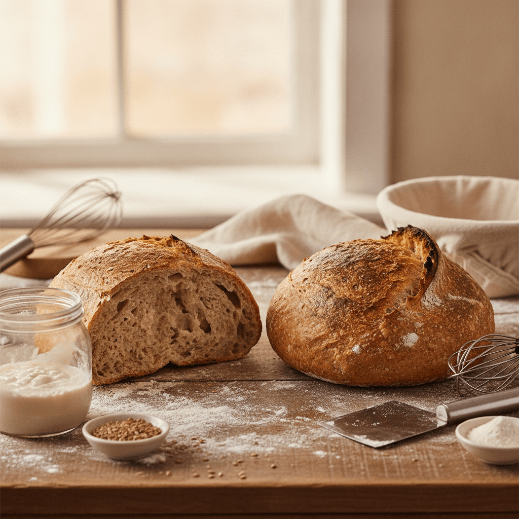 Overproofed vs Underproofed Sourdough: 6 Visual Clues That Tell You Exactly What Went Wrong - baking guide cover image