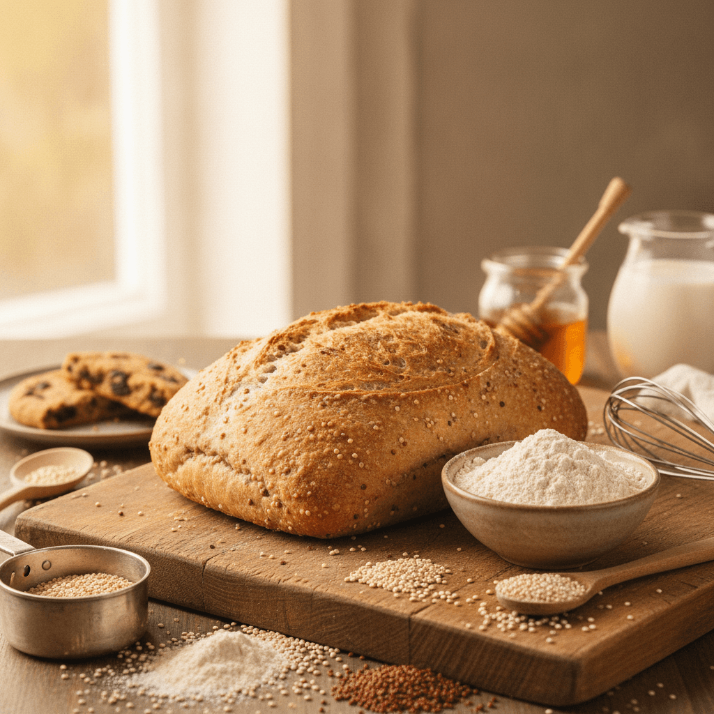 Quinoa Flour as a High Protein Flour Substitute: 5 Things That Change (and When It Actually Works) - baking guide cover image