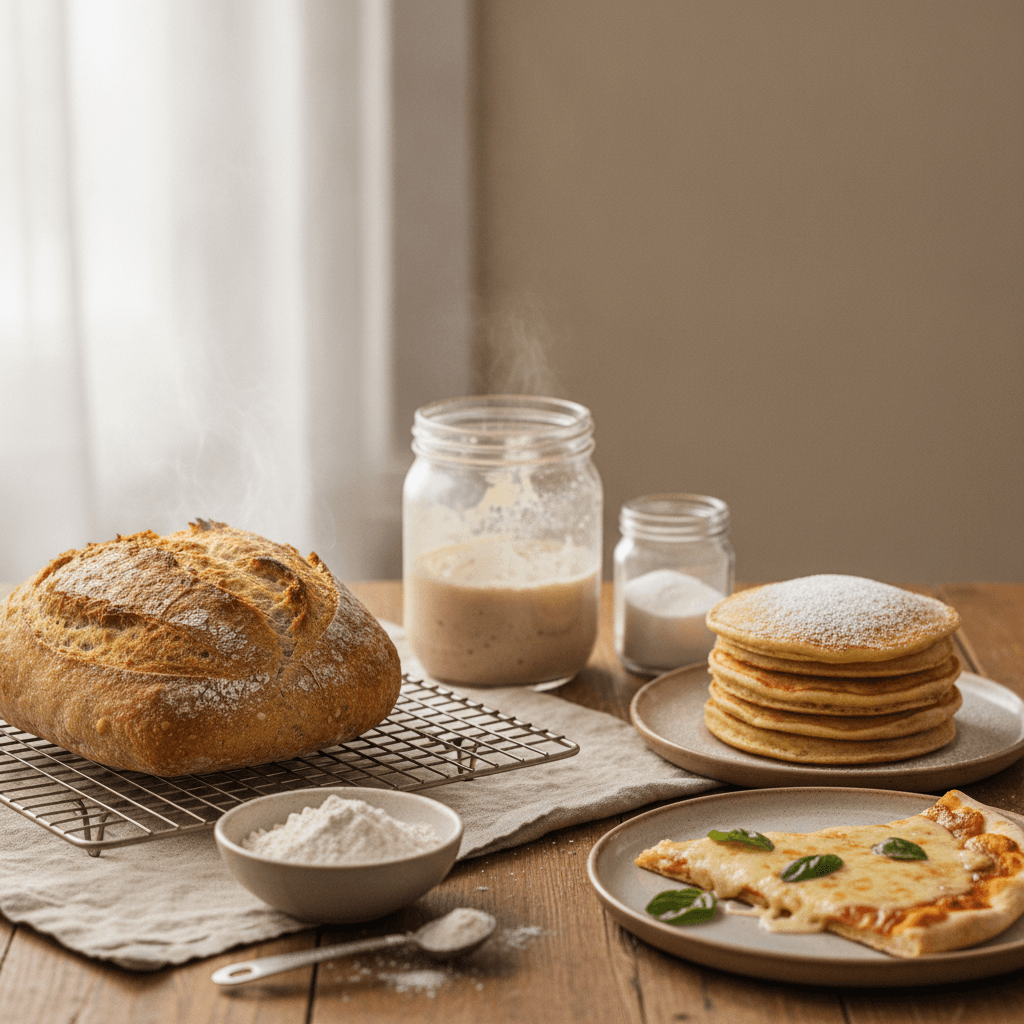 Sourdough Starter as Baking Powder Substitute: Why It Only Works Sometimes (and What Changes When It Does) - baking guide cover image