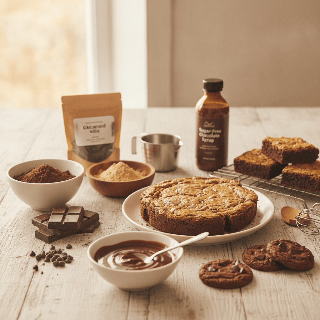 6 Sugar-Free Chocolate Substitutes for Baking (and What Each One Actually Does to Your Results) - baking guide cover image