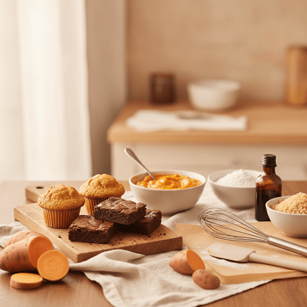 Sweet Potato Puree as Fat Substitute in Baking: What Actually Changes (and Where It Falls Apart) - baking guide cover image