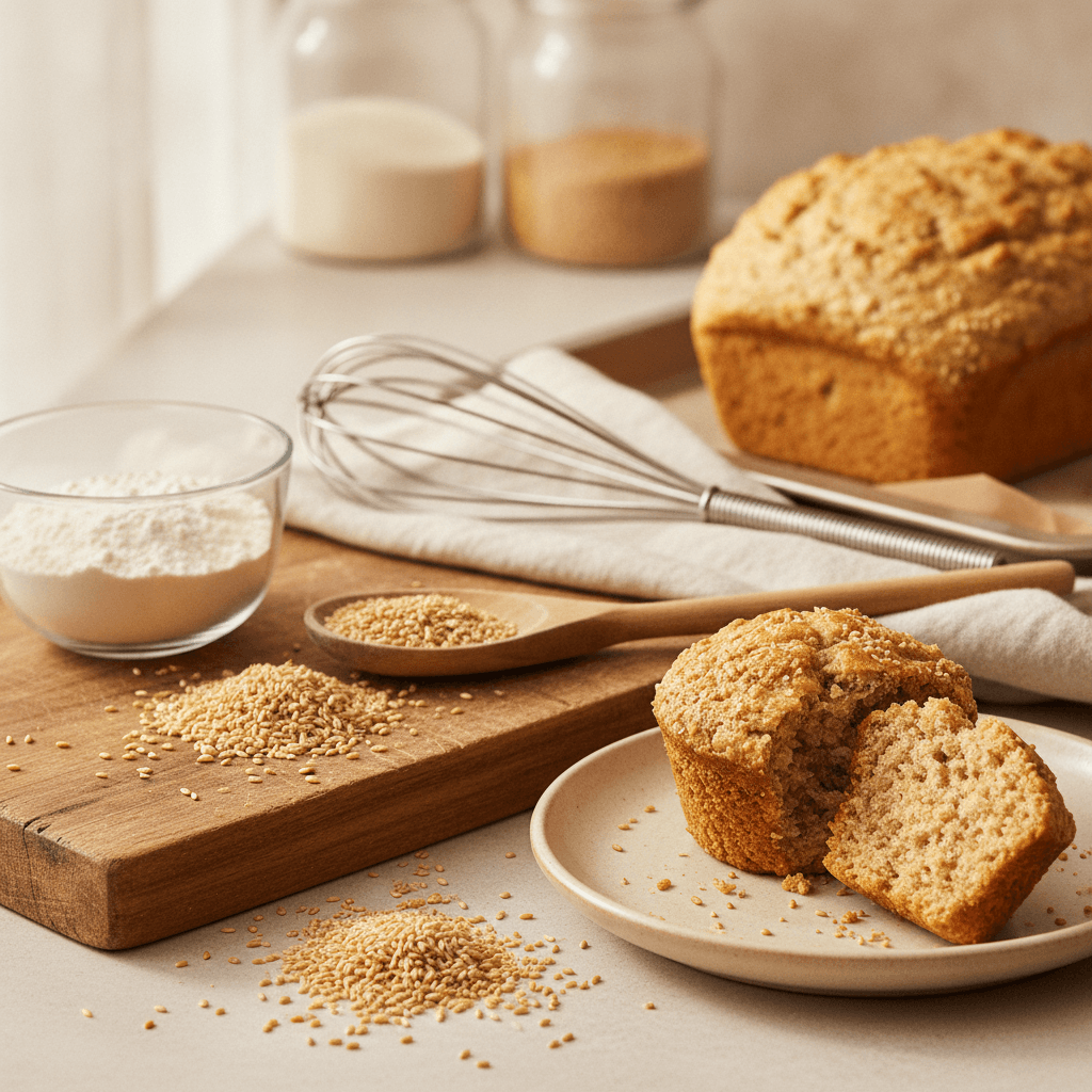 Wheat Germ as Flour Supplement in Baking: How Much to Add (and When It Backfires) - baking guide cover image