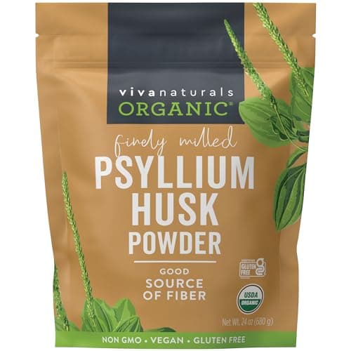 Viva Naturals Organic Psyllium Husk Powder